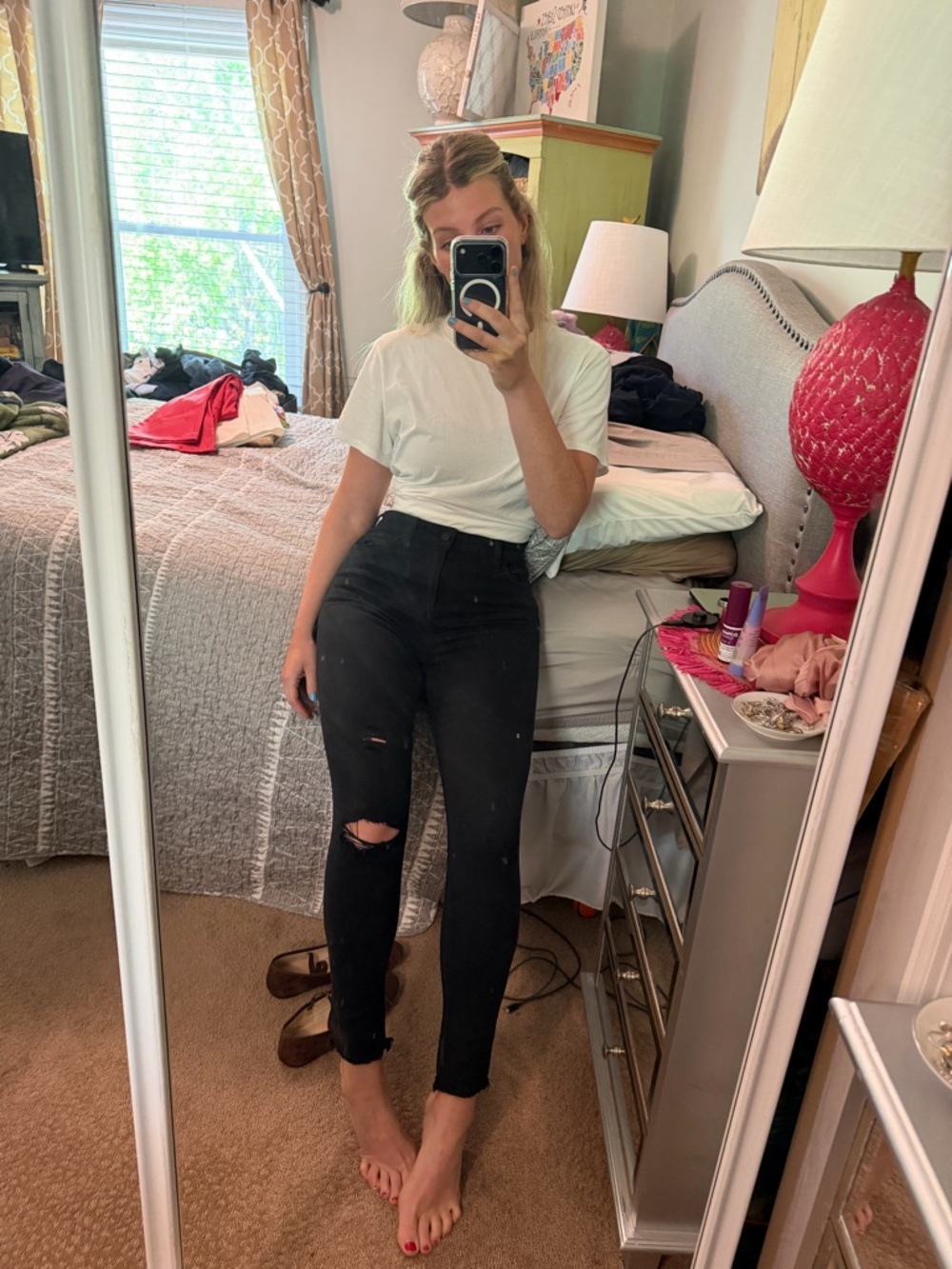 Lucky Brand Bridgette Skinny Jean in black